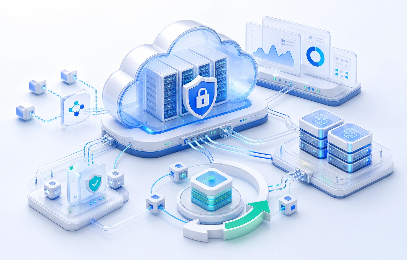 Cyber VX secure cloud infrastructure and managed server environment