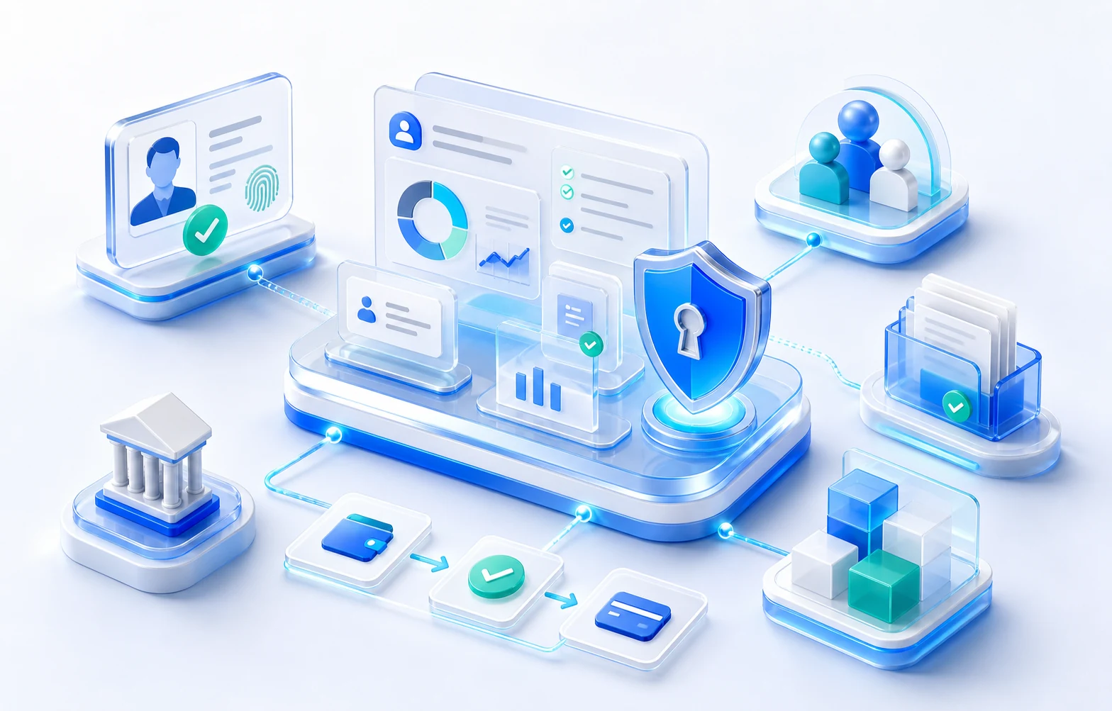 Cyber VX fintech platform showing loan, partner and customer workflows